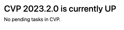 ATD CVP Status