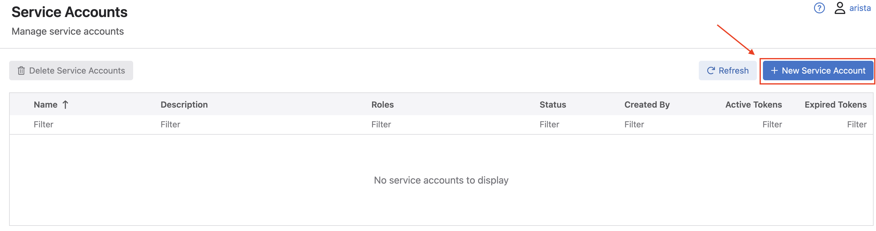 Service Accounts